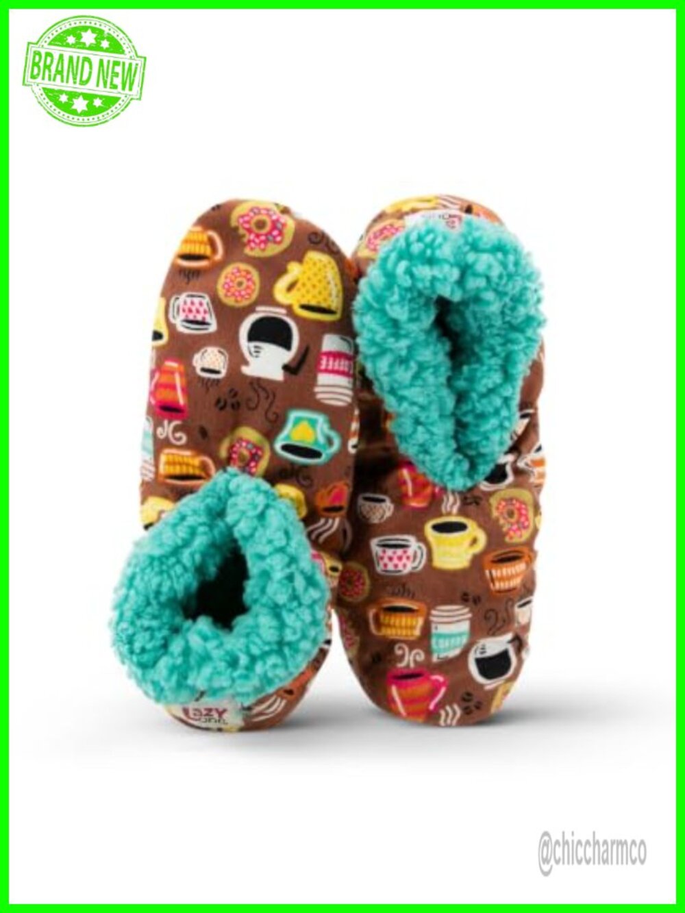 Fuzzy Fleece Slipper Socks for Women Warm Indoor Non-Slip House Slippers